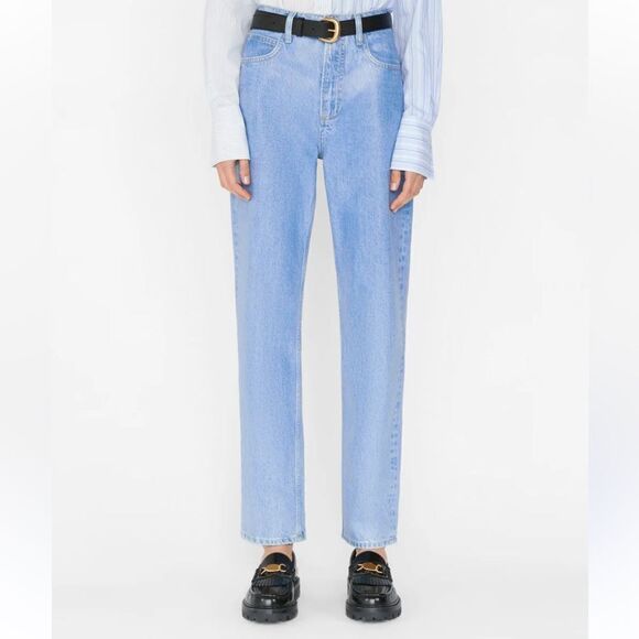 Frame Denim Le High 'N' Tight Straight in Poolside 29 NWT $326 - Picture 5 of 9